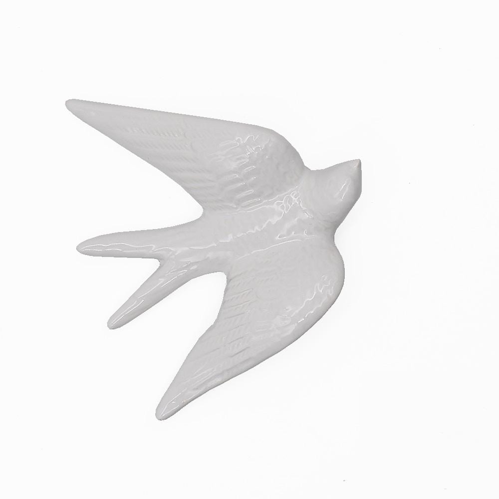 Ceramic Swallow - White