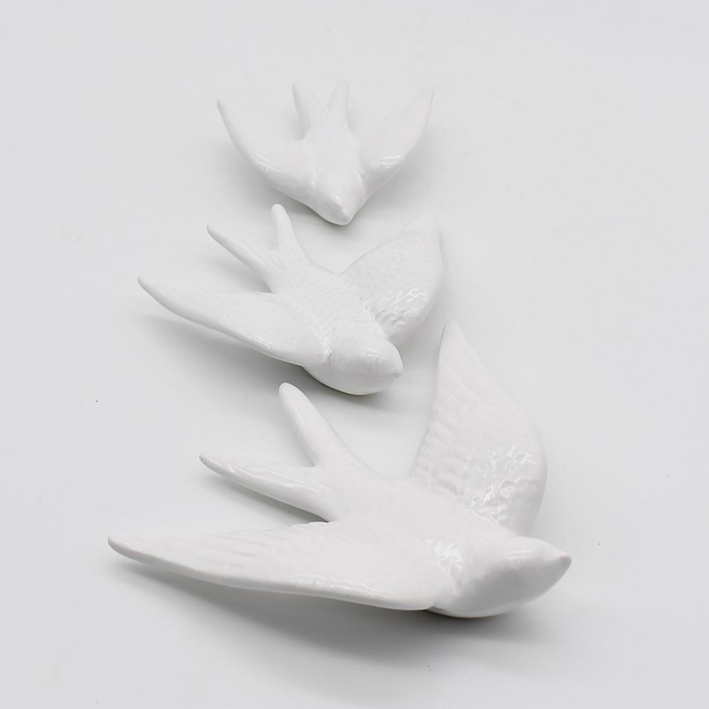 Ceramic Swallow - White