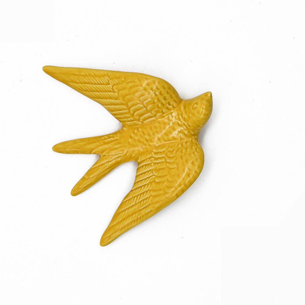 Ceramic Swallow - Yellow