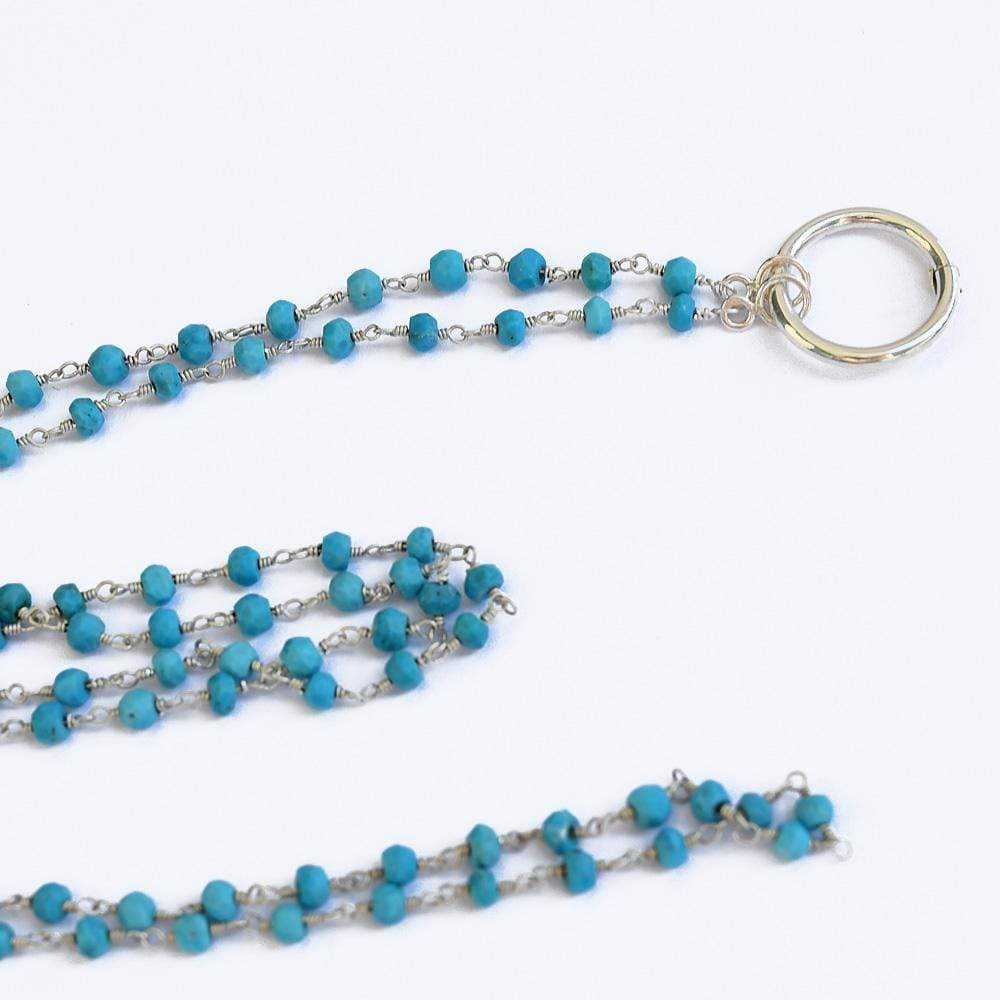 Charm Necklace - Turquoise