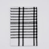 Checkered Napkins Black