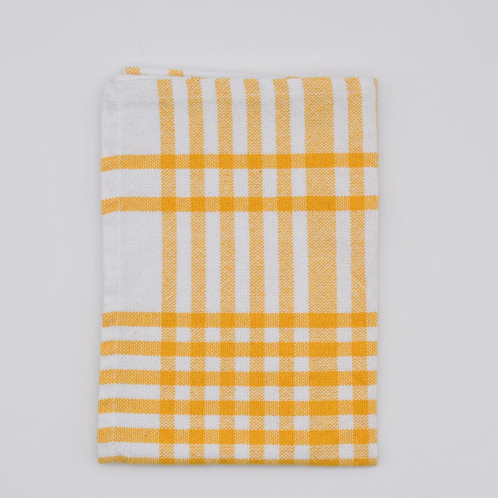 Checkered Napkins Yellow