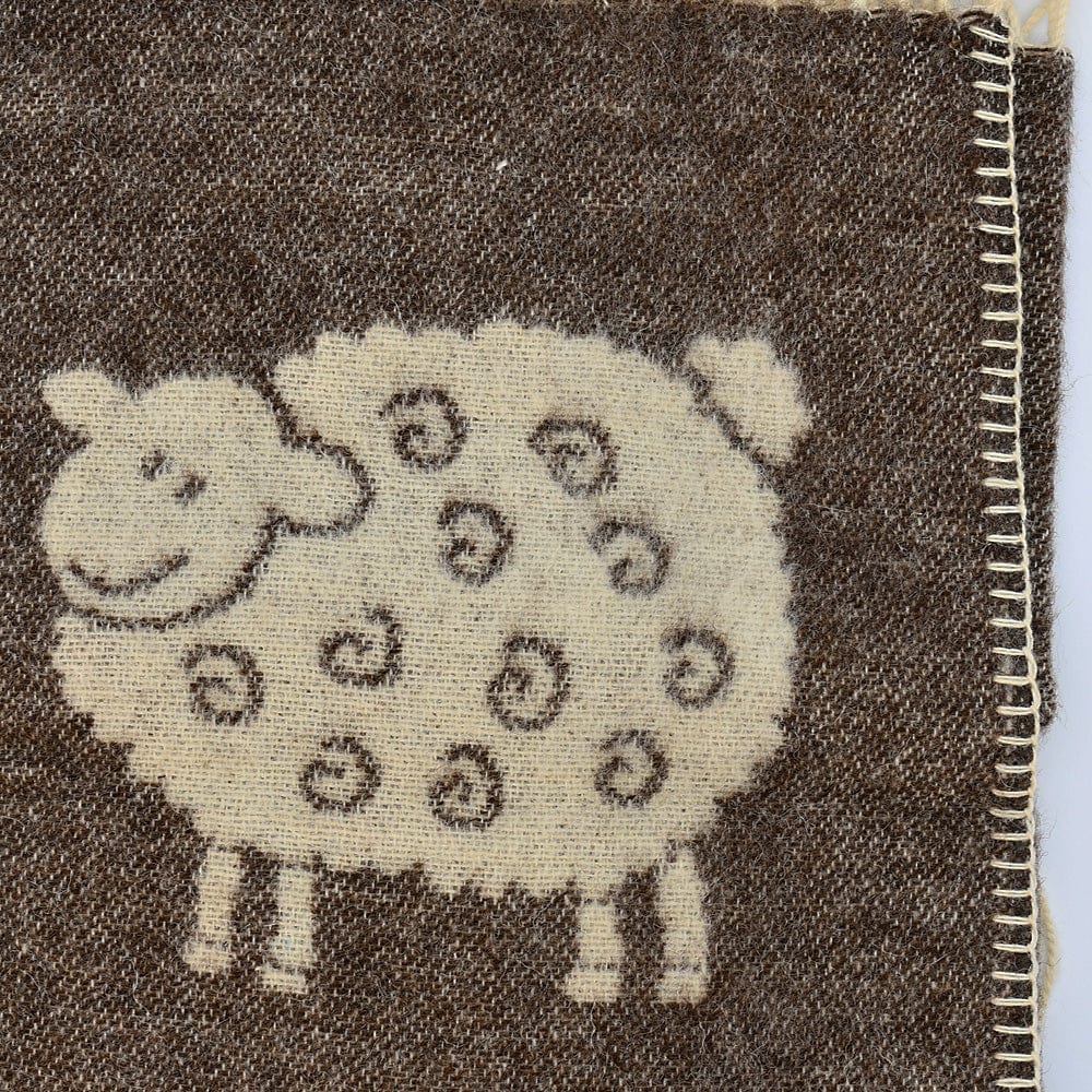 Children's Wool Blanket - Brown