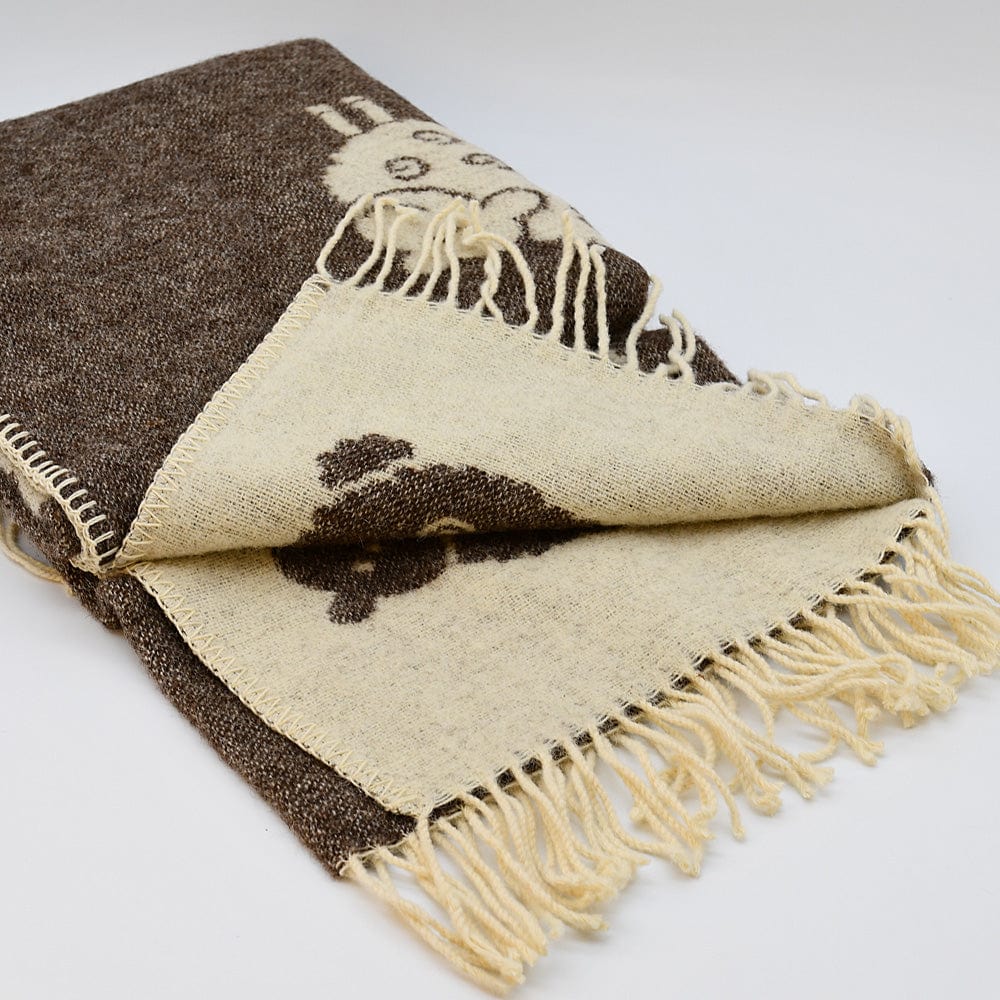 Children's Wool Blanket - Brown