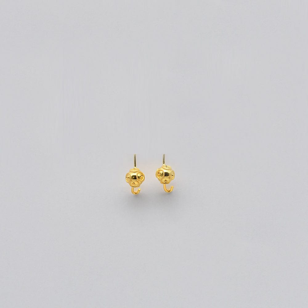 Conta de Viana I Gold-plated Silver Earrings