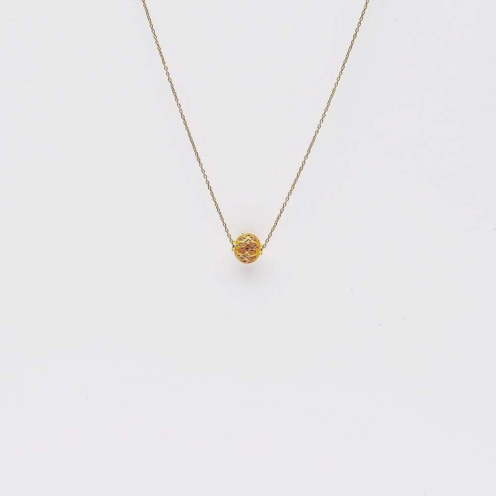 Conta de Viana I Gold-plated Silver Necklace