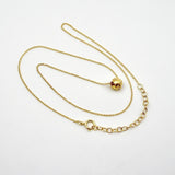 Conta de Viana I Gold-plated Silver Necklace