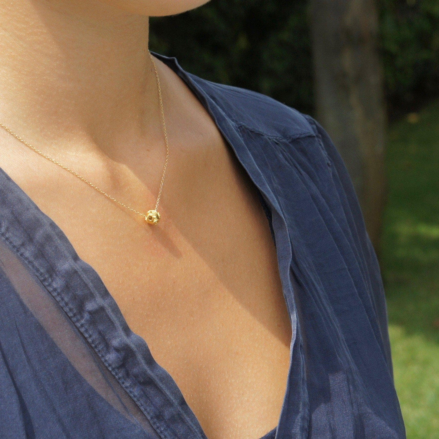 Conta de Viana I Gold-plated Silver Necklace