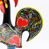 Coq de Barcelos 40cm noir - Prazeres Côta