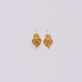 Coração de Viana I Gold-plated Silver Filigree Earrings - 1.0''