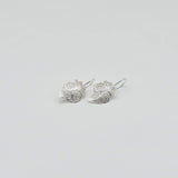 Coração de Viana I Silver Filigree Earrings - 0.8''