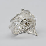 Coração de Viana I Silver Filigree Ring