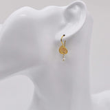 Coração I Gold-plated Filigree Earrings