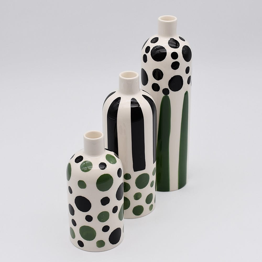 Costa Nova I Ceramic Vase - Green