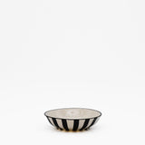 Costa Nova Mar I Striped Ceramic Bowl 5.1'' - Black