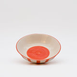 Costa Nova Mar I Striped Ceramic Bowl 5.1'' - Red