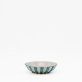 Costa Nova Mar I Striped Ceramic Bowl 5.1'' - Turquoise