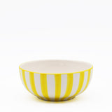 Costa Nova Mar I Striped Ceramic Cereal Bowl 6.3'' - Yellow