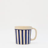 Costa Nova Mar I Striped Ceramic Mug - Blue