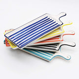 Costa Nova Mar | Striped Ceramic Serving Dish - Blue