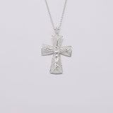 Crucifixo I Silver Filigree Pendant - 2.0''