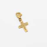 Cruz I Gold-plated Silver Charm