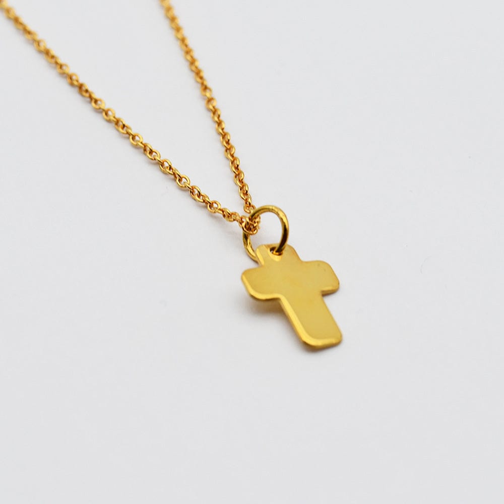 Cruz I Gold-plated Silver Charm