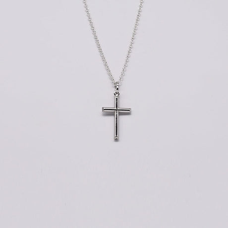 Cruz I Silver pendant - 1.2''