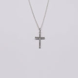 Cruz I Silver pendant - 1.2''