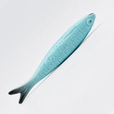 Decorative Ceramic Sardine - Turquoise