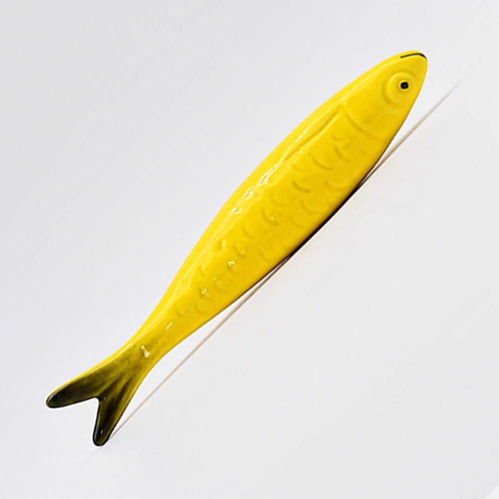 Decorative Ceramic Sardine - Yellow