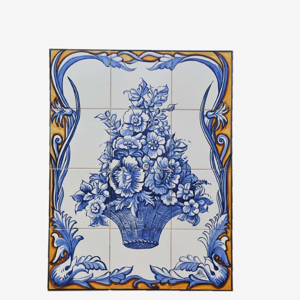 Decorative Panel of 12 Azulejos - 24x18''