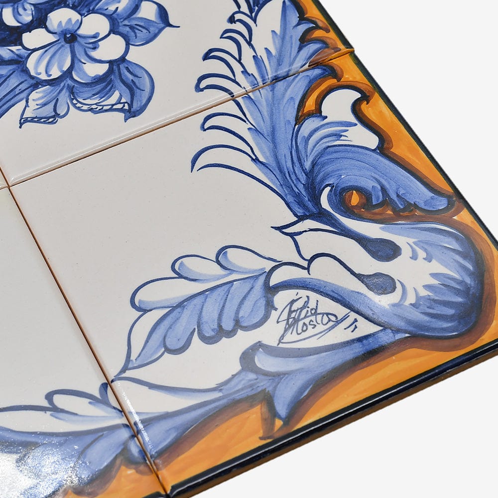 Decorative Panel of 12 Azulejos - 24x18''