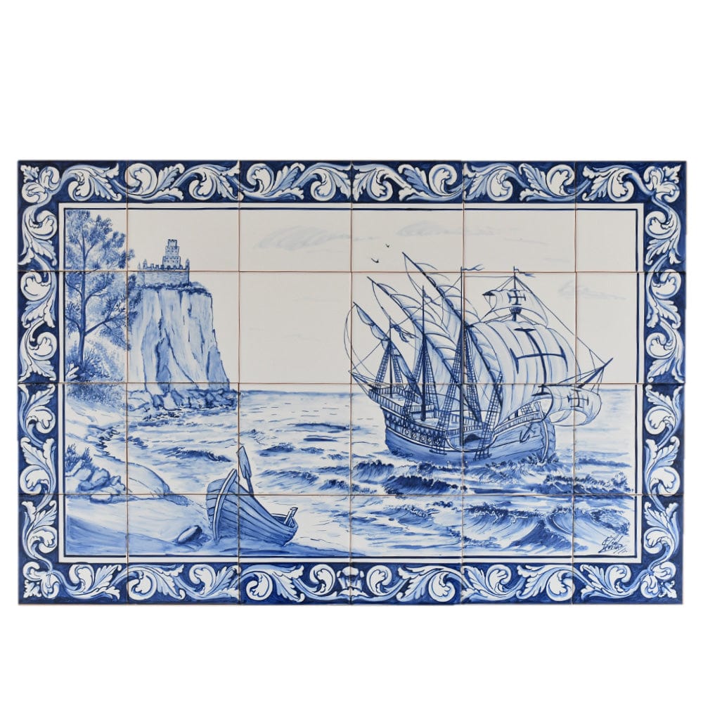 Decorative Panel of 24 Azulejos - 35x24''