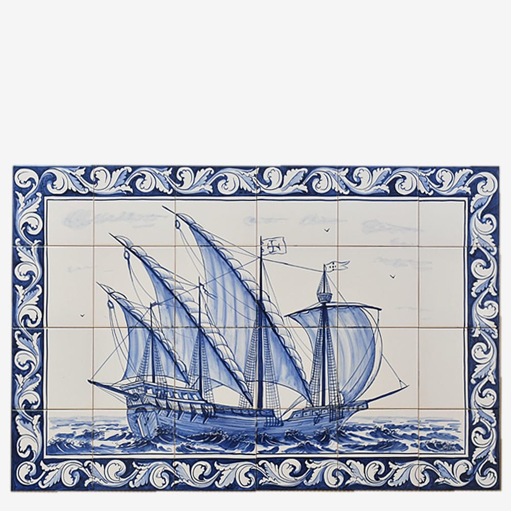 Decorative Panel of 24 Azulejos - 35x24''