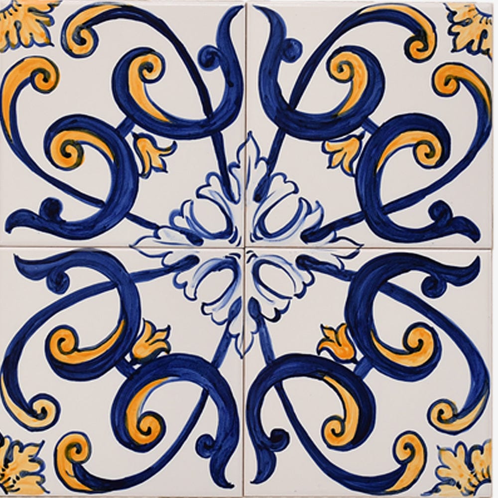 Decorative Panel of 4 azulejos 12X12''