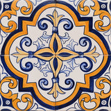 Decorative Panel of 4 azulejos 12X12''