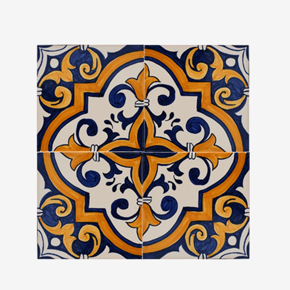 Decorative Panel of 4 azulejos 12X12''