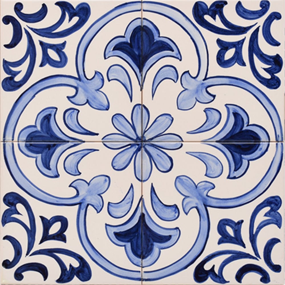 Decorative Panel of 4 azulejos 12X12''