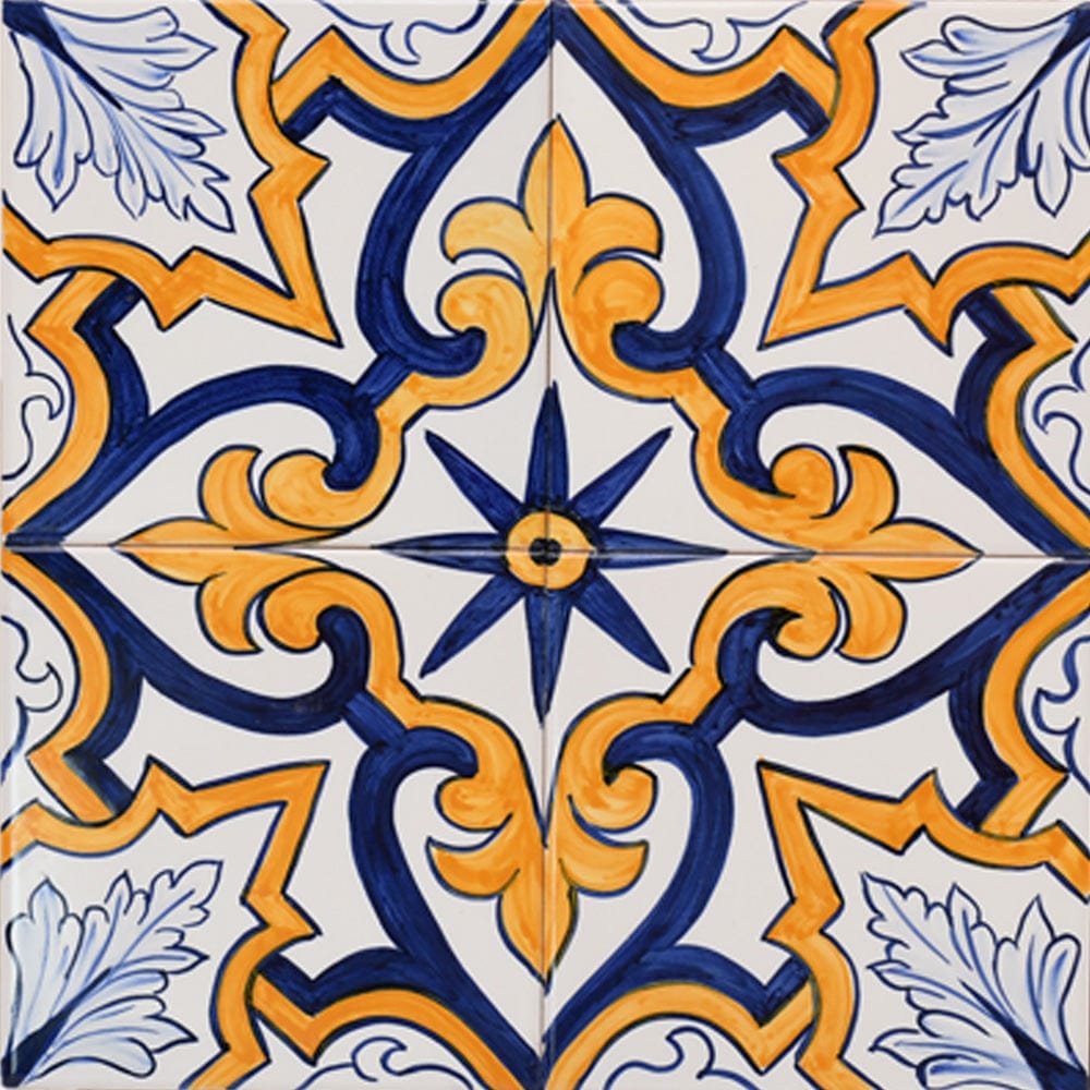 Decorative Panel of 4 azulejos 12X12''