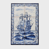 Decorative Panel of 6 Azulejos - 18x12''