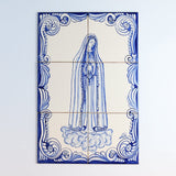 Decorative Panel of 6 azulejos - 18x12''