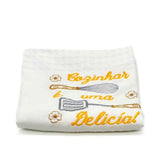 Delicia I Embroidered  kitchen Towel Yellow