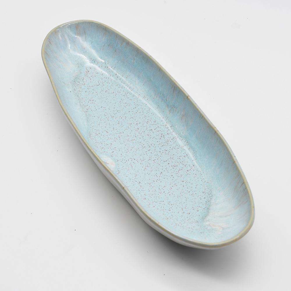 Eivissa I Fine stoneware Dish - Blue