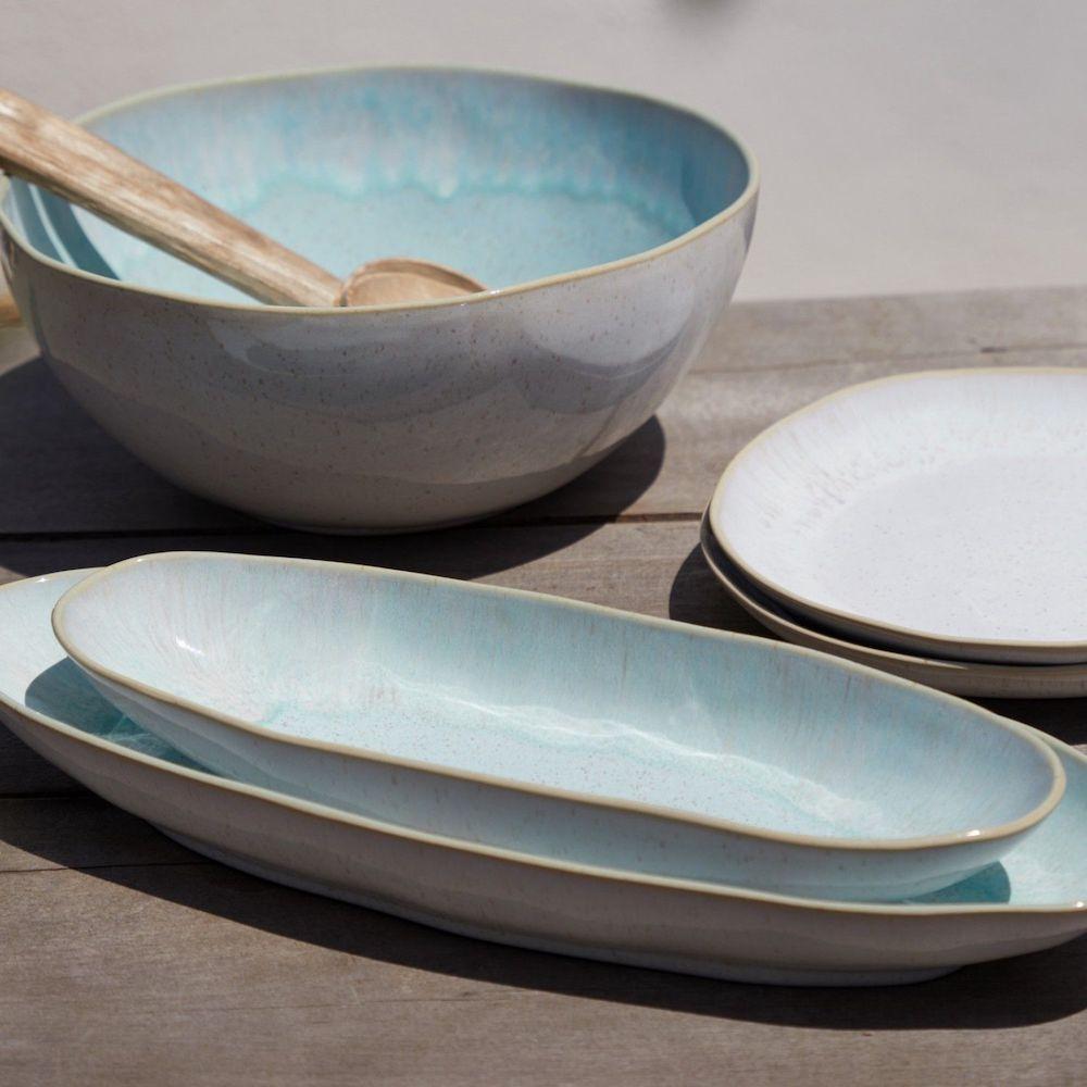 Eivissa I Fine stoneware Dish - Blue