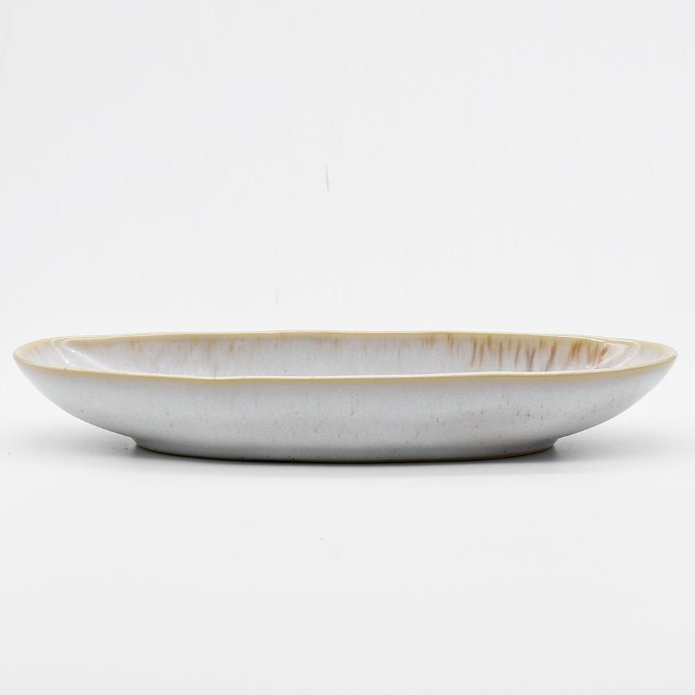 Eivissa I Fine Stoneware Dish - White