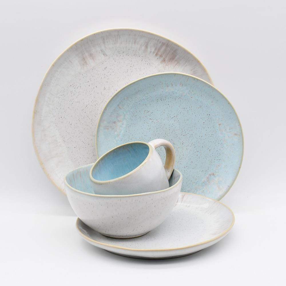 Eivissa I Fine stoneware Plate 21cm - White