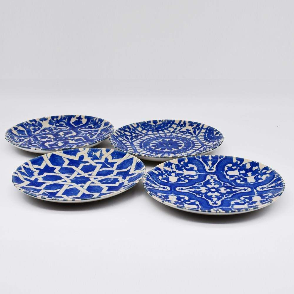 Elements I Set of 4 Fine Stoneware Plates - 21cm