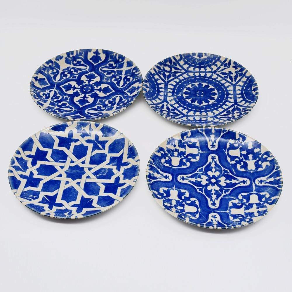 Elements I Set of 4 Fine Stoneware Plates - 21cm