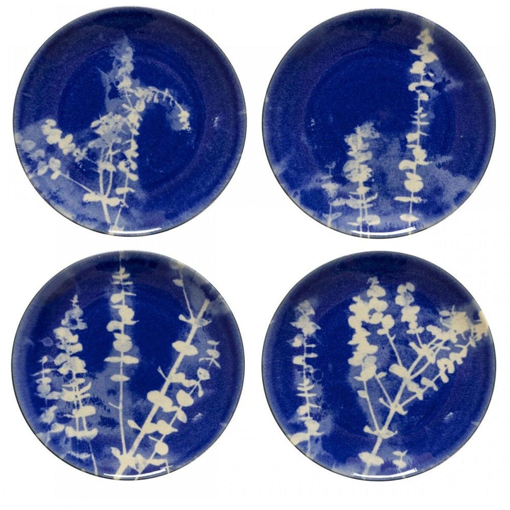 Elements I Set of 4 Stoneware Dessert Plates